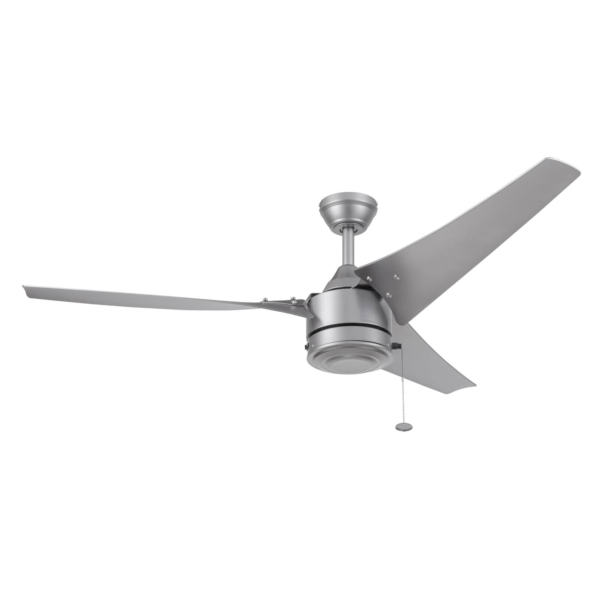 Prominence Home, 56in. Talib Wet-Rated Ceiling Fan out Light, Pewter, Fan Diameter 52 in, Fan Blade Span 50-54 Air Delivery 6040 cfm, Model# 51638